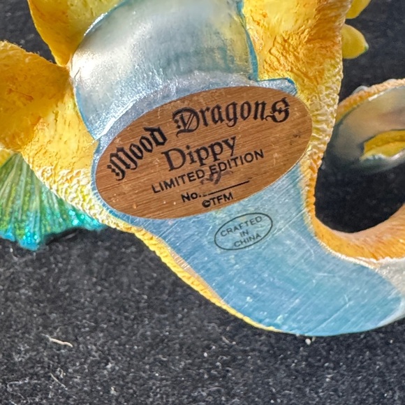 "Dippy" Mood Dragon from the Franklin Mint's limited edition collection - Picture 6 of 7